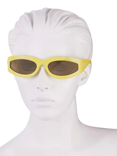 Shop Bottega Veneta Women's Unapologetic 62mm Round Sunglasses In Yellow