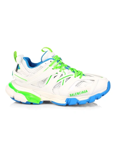 Shop Balenciaga Track Sneakers In White