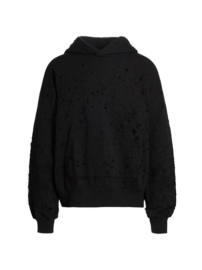 Shop Amiri Shotgun Pull-over Hoodie Sweatshirt In Black