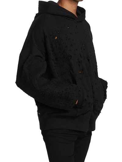 Shop Amiri Shotgun Pull-over Hoodie Sweatshirt In Black