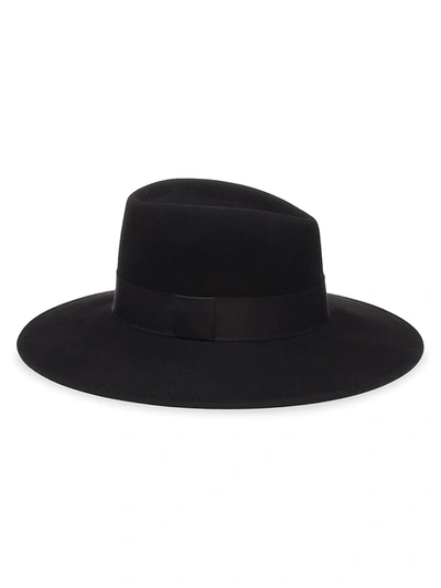 Shop Eugenia Kim Women's Harlowe Wool Fedora Hat In Black