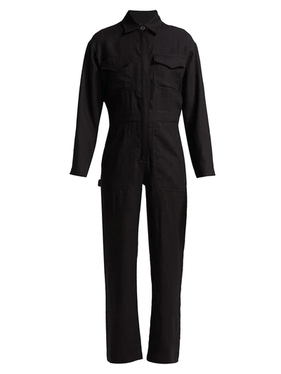 Shop Rivet Utility Powerhouse Utility Jumpsuit In Black