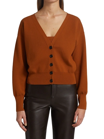 Shop A.l.c Peters Boxy Fit Cardigan In All Spice