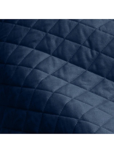 Shop Ralph Lauren Modern Equestrian Bedding Cromwell Coverlet In Blue
