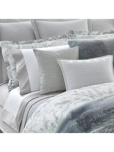 Shop Ralph Lauren Genevieve Bedding Floral 300 Thread Count Comforter In Grey