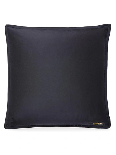 Shop Ralph Lauren Modern Equestrian Bedding Silk Pony Throw Pillow In Blue