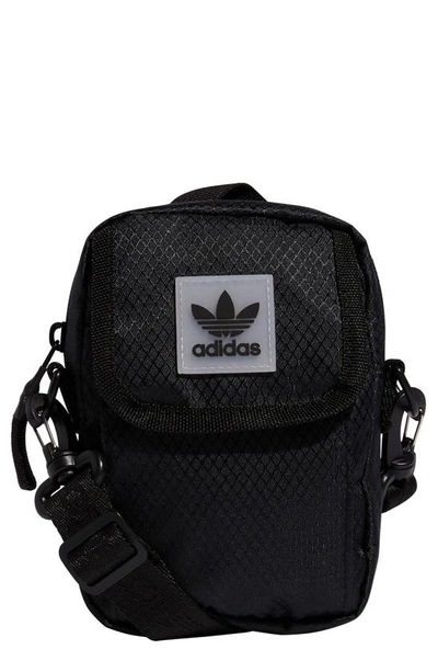 Shop Adidas Originals Utility Festival Crossbody Bag In Black