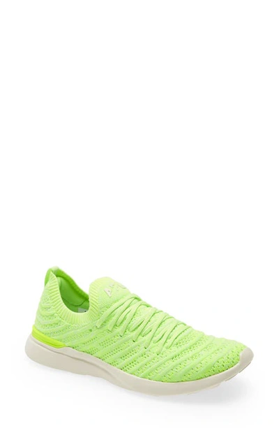 Shop Apl Athletic Propulsion Labs Techloom Wave Hybrid Running Shoe In Energy / Green / Pristine