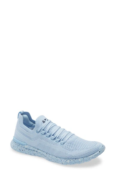 Shop Apl Athletic Propulsion Labs Techloom Breeze Knit Running Shoe In Ice Blue / Speckle
