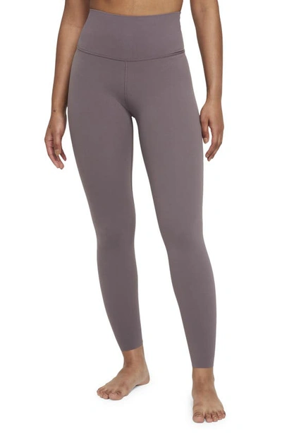 Shop Nike Yoga Luxe 7/8 Tights In Violet Ore/purple Smoke