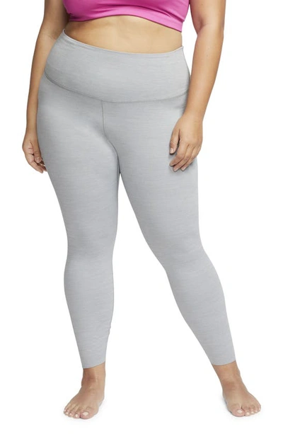 Shop Nike Yoga Luxe 7/8 Tights In Particle Grey