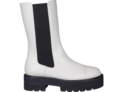 Shop Stuart Weitzman Presley Boots In White