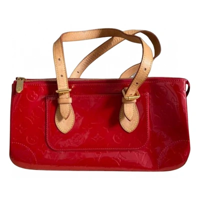 Rosewood patent leather handbag Louis Vuitton Red in Patent leather -  23007941