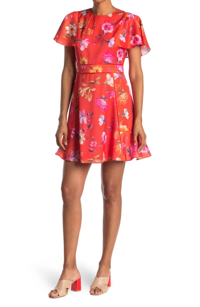 Ted Baker Mira Rhubarb Mini Dress In Brt orange ModeSens