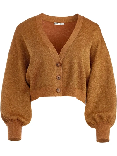 Alice And Olivia Alice + Olivia Cardigans In Brown
