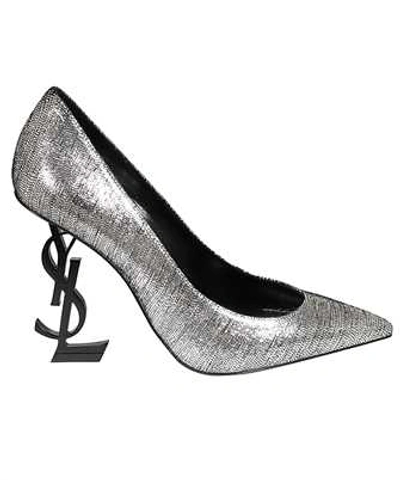 Shop Saint Laurent Opyum Shoes In Silver