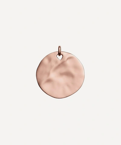 MONICA VINADER MONICA VINADER ROSE GOLD PLATED VERMEIL SILVER SIREN SHORE PENDANT CHARM 000712594