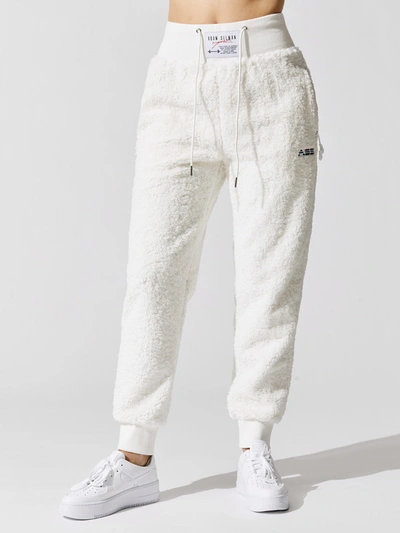 Shop Adam Selman Sport Hi-rise Sweatpant - White - Size S