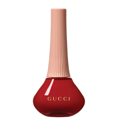 Shop Gucci Vernis À Ongles Nail Polish In Red