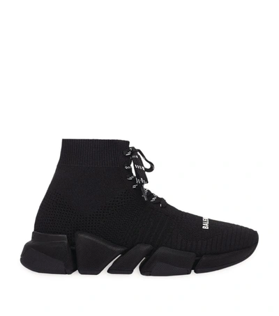 Shop Balenciaga Spped 2.0 Lace-up Sneakers In Black