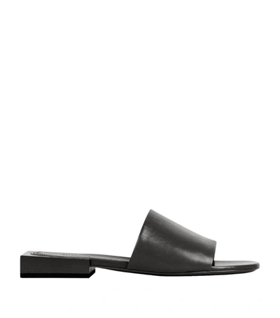 Shop Balenciaga Box Mules In Black