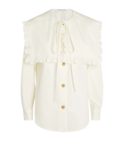Shop Rejina Pyo Tate Ruffled Shirt In White