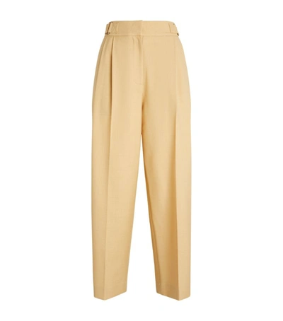 Shop Rejina Pyo Eunah Tailored Trousers In Yellow