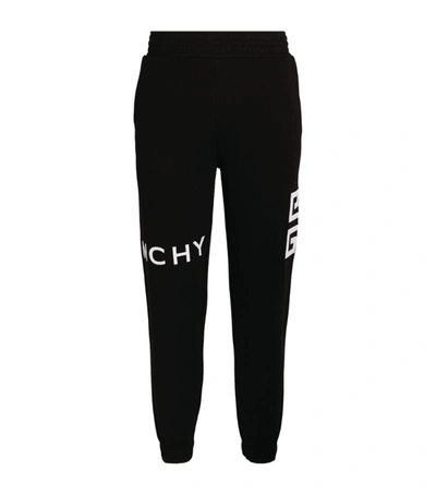 Shop Givenchy Logo Sweatpants In Black