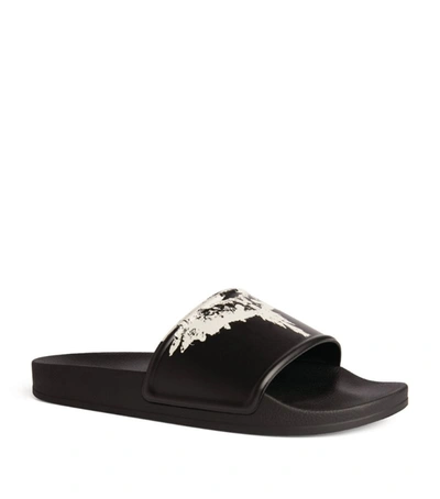 Shop Marcelo Burlon County Of Milan Wings Pool Slides In Multi