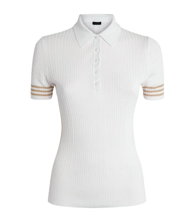 Shop Rag & Bone Peyton Polo Shirt In White