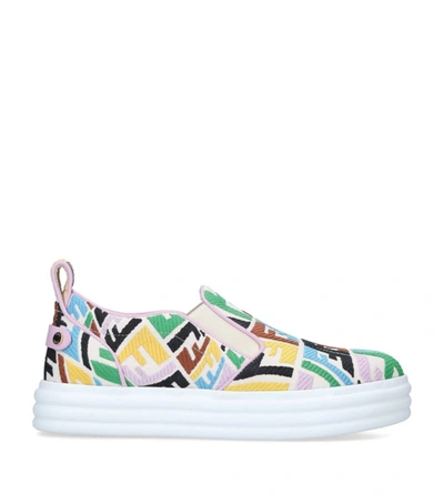 Shop Fendi Rise Ff Slip-on Sneakers 45 In Multi