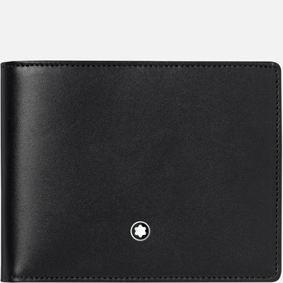 Shop Montblanc Meisterstuck 6cc Wallet - Black/degrade Grey In Black,grey