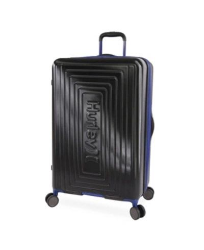 Shop Hurley Suki 29" Hardside Spinner Suitcase In Black/blue