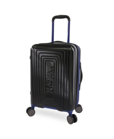 Shop Hurley Suki 21" Hardside Spinner Suitcase In Black/blue