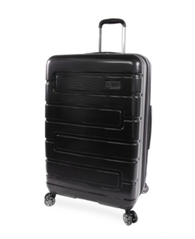Shop Original Penguin Crimson 29" Hardside Spinner Suitcase In Black