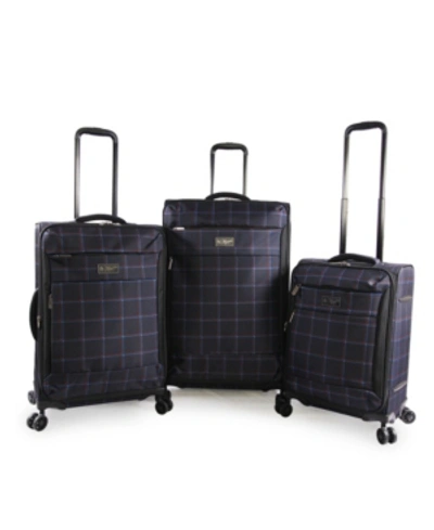 Shop Original Penguin Original 3-pc. Softside Spinner Luggage Set In Navy Pld