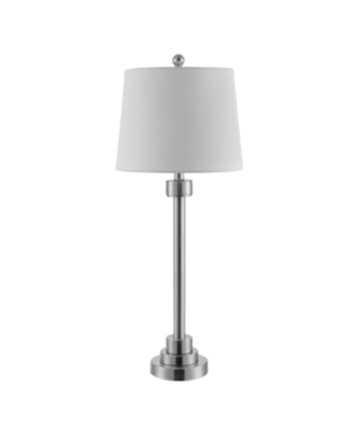 Shop Safavieh Baxter Table Lamp In Silver-tone
