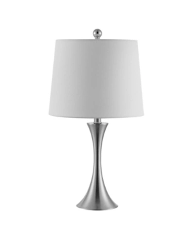 Shop Safavieh Benita Table Lamp In Silver-tone
