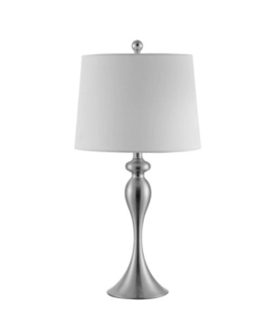 Shop Safavieh Bayan Table Lamp In Silver-tone