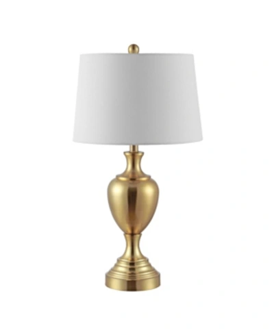 Shop Safavieh Poppy Table Lamp In Brass