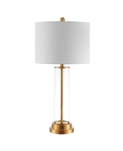 Safavieh Cassian Table Lamp In Clear And Gold-tone