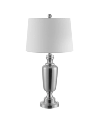 Shop Safavieh Ezra Table Lamp In Silver-tone