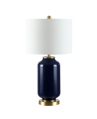 Shop Safavieh Amaia Table Lamp In Navy