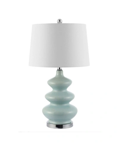 Shop Safavieh Brielle Table Lamp In Blue