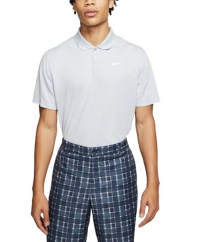 Shop Nike Men's Victory Dri-fit Golf Polo In Smoke Grey