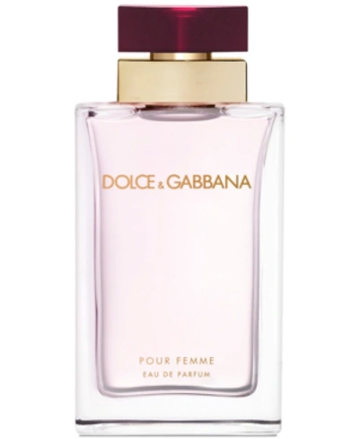 Shop Dolce & Gabbana Pour Femme Eau De Parfum Spray, 3.3-oz. In No Color