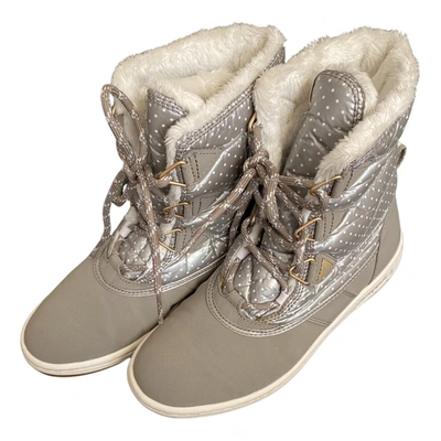 Chinese kool top aantal Pre-owned Le Coq Sportif Leather Snow Boots In Grey | ModeSens