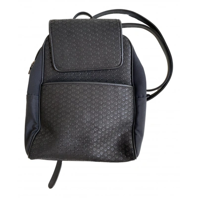 Pre owned Tiffany Co Leather Backpack In Black ModeSens