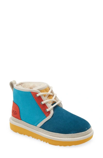 Shop Ugg (r) Neumel Ii Water Resistant Chukka Boot In Marina Blue / Oasis Blue