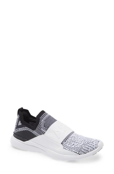 Shop Apl Athletic Propulsion Labs Techloom Bliss Knit Running Shoe In Black / White / Reverse